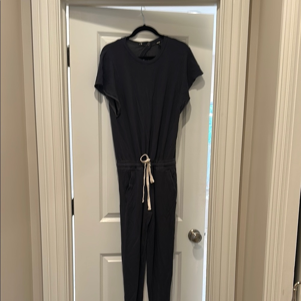Casual Black Jumpsuit